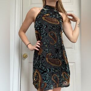 Adorable Velvet Shift Dress